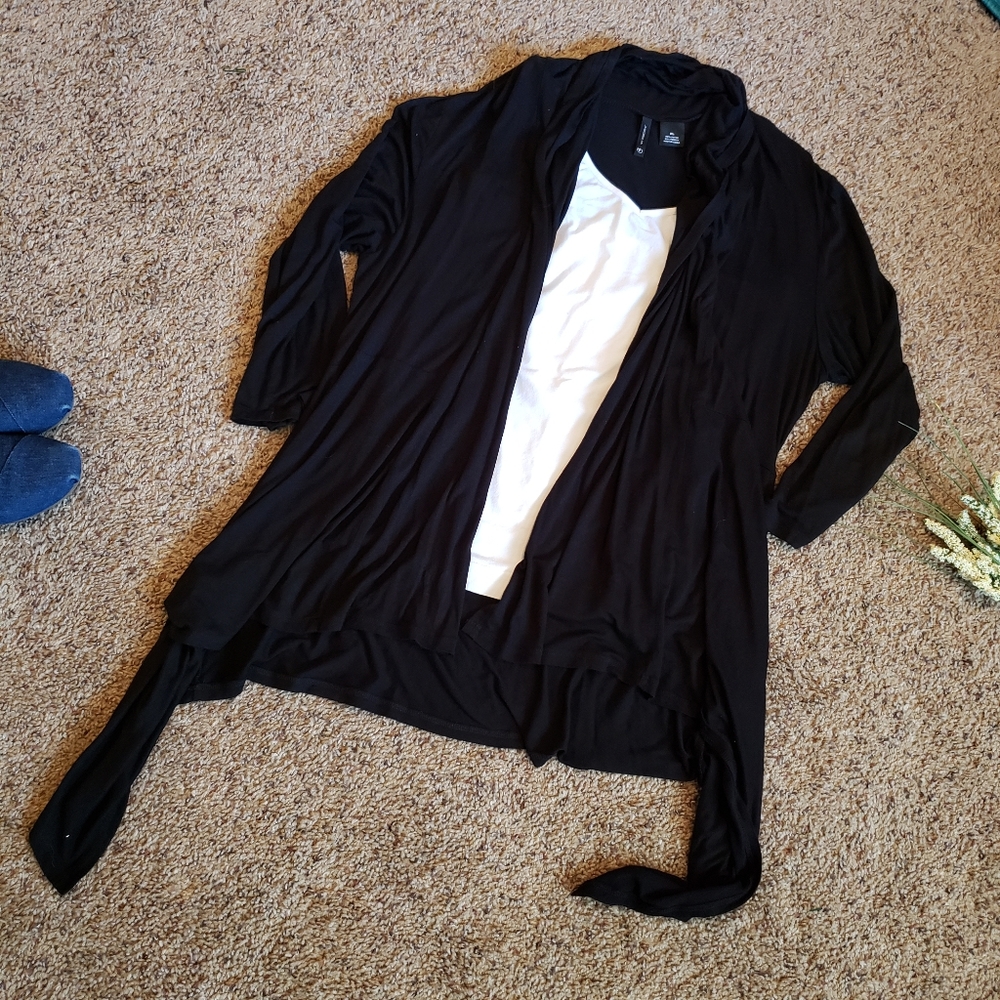 Lightweight Asymmetrical Long Cardigan